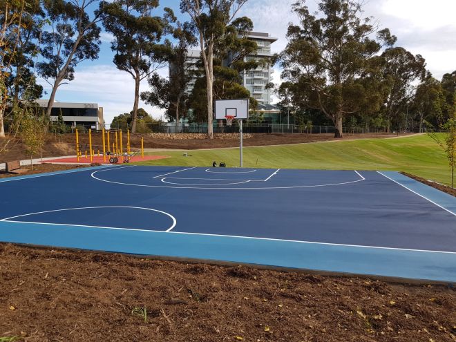 Glenside Park Basketball Court Crowies Paints